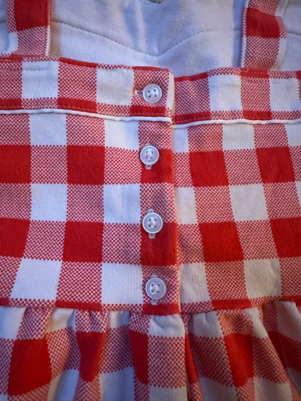Janie and Jack Red Gingham Ponte Dress | Girls size 8 | EUC ♥️ - Picture 4 of 7